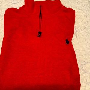 Polo 3/4 zip sweater